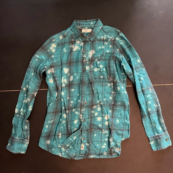 Hollister - Acid Washed Flannel - Picture 1 of 2
